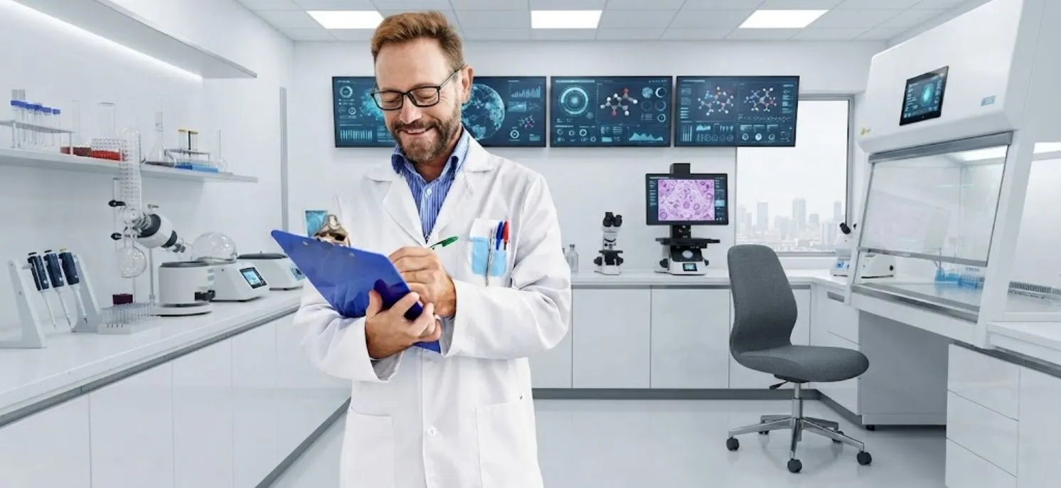 Científicos realizando pruebas en un laboratorio universitario en España